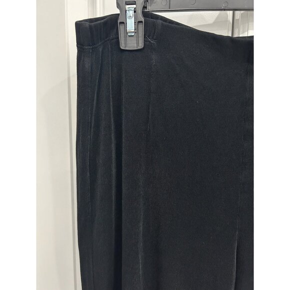 Chicos Travelers Black Wide Leg Pull On Pants Size Large - Picture 4 of 10
